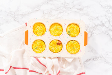 Bacon and cheese egg muffin