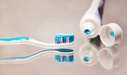 brosse à dent bleue 