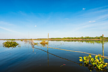 the lake in day light