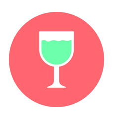 Wine Glass Vector Icon