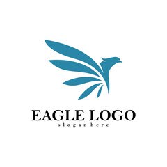 Eagle logo vector design templae