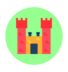 Castle Vector Icon 