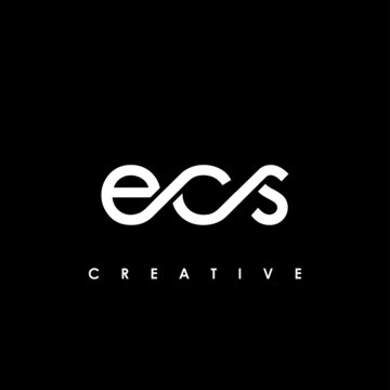 ECS Letter Initial Logo Design Template Vector Illustration