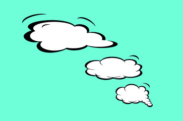 speech bubbles design elements.   editable text. vector illustration