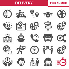 Delivery, Shipping, Transportation Icons