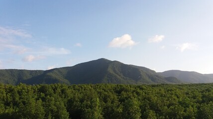 Fototapeta premium mount hood state in Indonesia