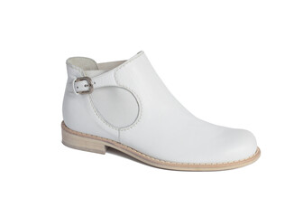 Elegant footwear personal accessory for men studio shoot