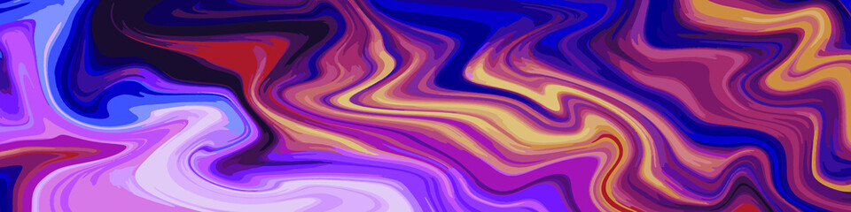 Abstract color painting. Liquid marble texture. Trendy template for poster, cover, wallpaper, screen background
