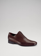 Elegant footwear personal accessory for men studio shoot