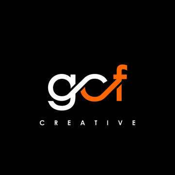 GCF Letter Initial Logo Design Template Vector Illustration