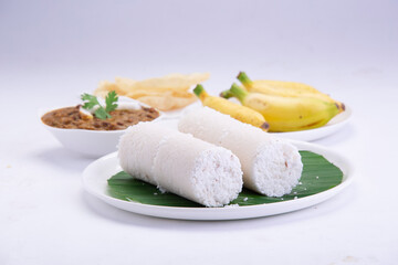 Puttu_white plate_white BG