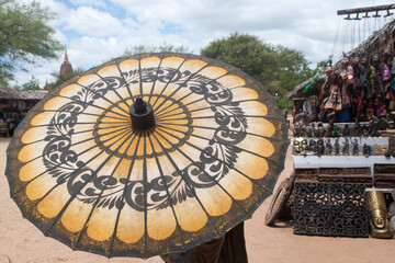 Burmese umbrella, Myanmar (Burma), Asia