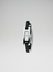 Luxury women wristwatch isolated, studio shoot.