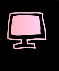 パソコン　スクラッチアート