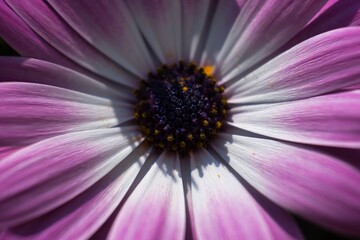 Obraz premium White and purple daisy
