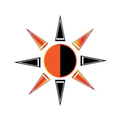 Sun Vector illustration Icon