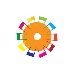 Sun Vector illustration Icon