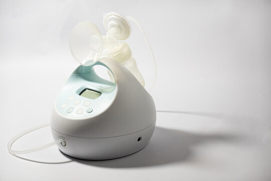 Close-up photo of the infant breast pump.