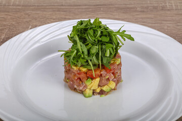 Raw Tuna fish Tartar snack