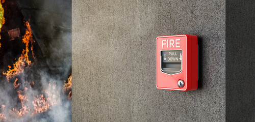 Fire protection switch