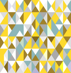 Abstract geometric graphic design background. Colorful ornamental mosaic vector, creative scandinavian style retro colors wallpaper. Trangles pattern background