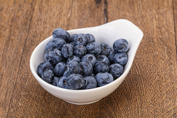 Sweet fresh juicy blueberries heap