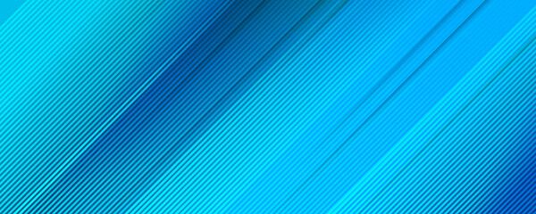 Vector Abstract, science, futuristic, energy technology concept. Digital image of light rays, stripes lines with blue light, speed and motion blur over dark blue background