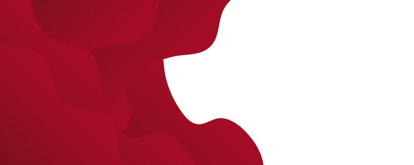 Red modern 3d wave background