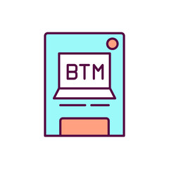 Phone number verification RGB color icon. Two factor authentication. Verify users. Providing stronger level of security. Validating new account ownership. Isolated vector illustration