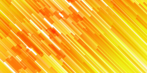 Light Orange vector texture with colored lines. Shining colored illustration with sharp stripes. Template for your beautiful backgrounds.