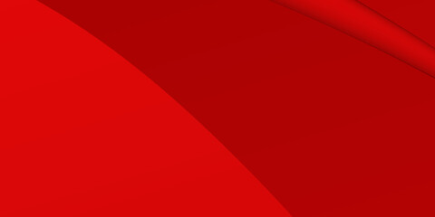 Abstract smooth wavy background with elegant curved red waves. Vector illustration 