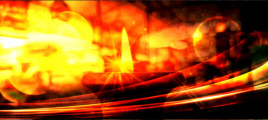 illustration of golden light on texture