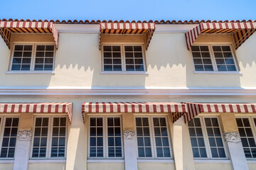 Mediterranean style architecture in Coral Gables,  Miami, USA