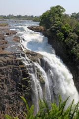 One section of Victoria Falls, Zimbabwe
