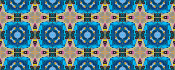 Grunge Tribal Decor. Rustic Red Ornament.