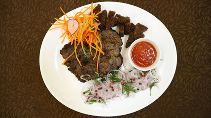 main meat food restaurant fish