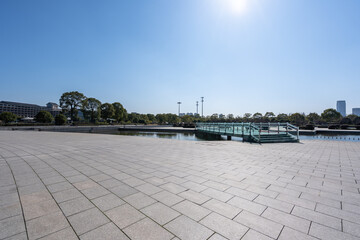 road in city park