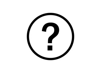Question icon vector. Simple illustration for web or mobile app