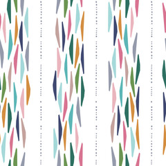 Colorful Modern Abstract Striped Seamless Pattern Background