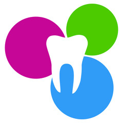 Tooth infographic template