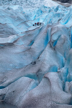 Glacier climbing tour, Briksdalsbreen Glacier, Western Fjords, Norway
