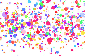 Light multicolor background, colorful vector texture with circles. Splash effect banner. Glitter silver dot abstract illustration with blurred drops of rain. Pattern for web page, banner,poster, card