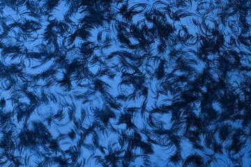 blue old circle scratched surface texture - nice abstract photo background