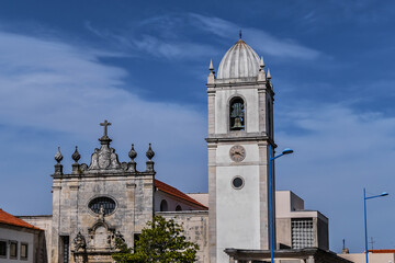 Obraz premium The Cathedral of Aveiro or Church of St. Dominic (Igreja de Sao Domingos, founded in 1423) - Roman Catholic cathedral in Aveiro, Portugal.