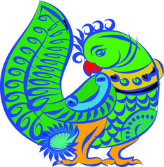 Indian Traditional and Cultural Rangoli, Alpona, Kolam, or Paisley, with a contemporary look. For textile/ fabric prints, phone case, greeting card. logo, calendar.