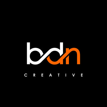 BDN Letter Initial Logo Design Template Vector Illustration