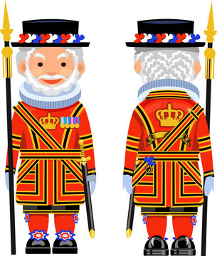 Beefeater costume at Tower of London, England