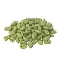 green Arabica coffee beans