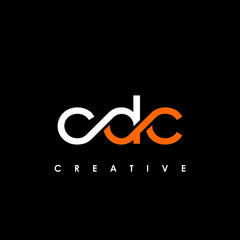 CDC Letter Initial Logo Design Template Vector Illustration