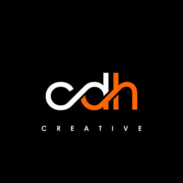 CDH Letter Initial Logo Design Template Vector Illustration